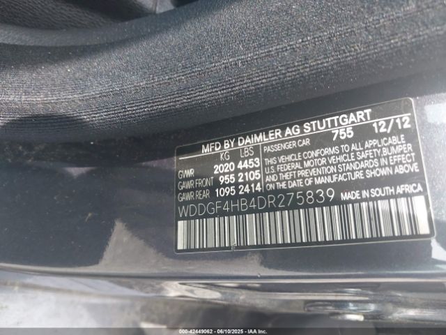 2013 MERCEDES-BENZ C 250 WDDGF4HB4DR275839 Photo 8