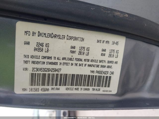 2006 CHRYSLER 300 2C3KA53G26H258427 Photo 8