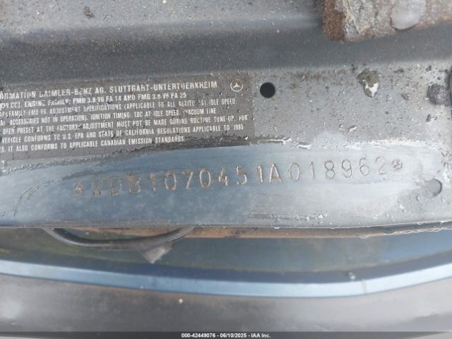 1985 MERCEDES-BENZ 380 WDBBA45C1FA018962 Photo 8