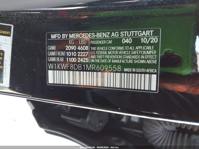 W1KWF8DB1MR609558 Mercedes-Benz m264