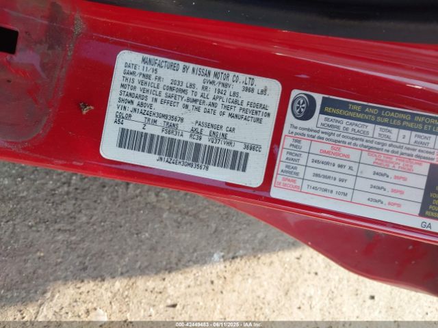 2016 NISSAN 370Z JN1AZ4EH3GM935678 Photo 8