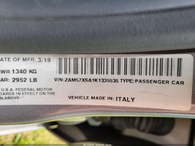 ZAM57XSA1K1335535 Maserati Ghibli S Q4