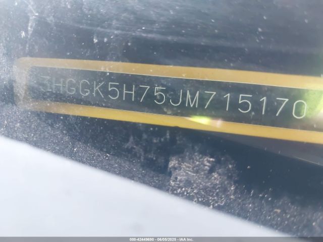 3HGGK5H75JM715170 Honda Fit Sport