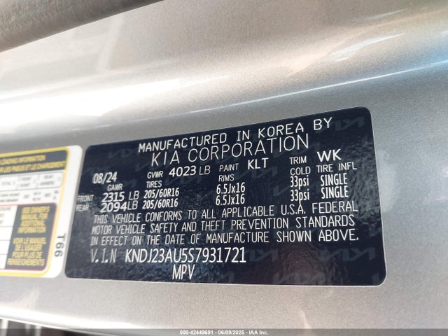 KNDJ23AU5S7931721 KIA Soul