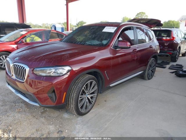 2022 BMW X3 5UX53DP00N9M03407 Photo 1