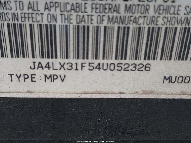 2004 MITSUBISHI OUTLANDER JA4LX31F54U052326 Photo 8