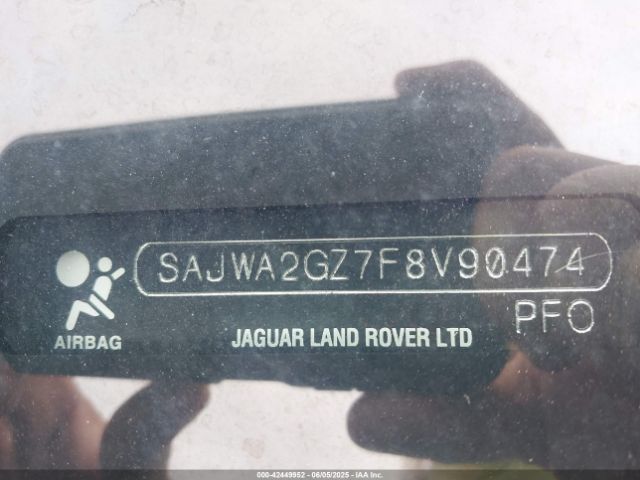 SAJWA2GZ7F8V90474 Jaguar Xj Xjl Portfolio