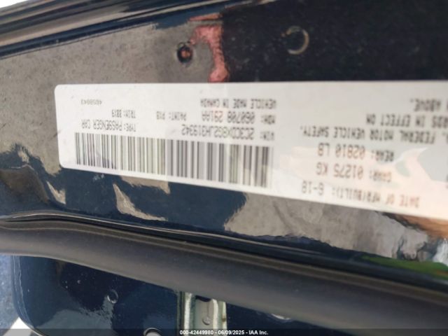 2018 DODGE CHARGER 2C3CDXBG2JH319342 Photo 8