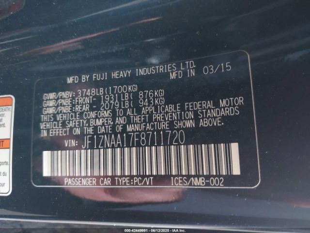 2015 SCION FR-S JF1ZNAA17F8711720 Photo 8