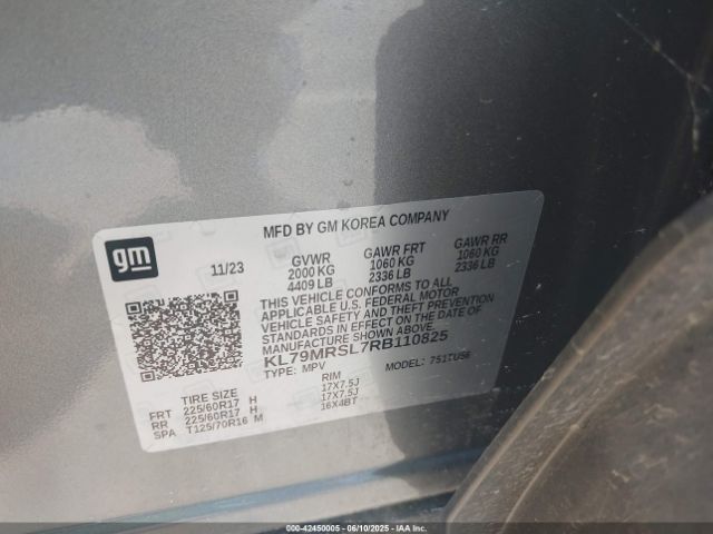 2024 CHEVROLET TRAILBLAZER KL79MRSL7RB110825 Photo 8