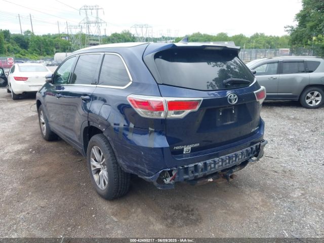 5TDJKRFH2FS148558 Toyota Highlander Xle V6