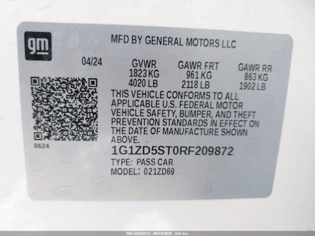 1G1ZD5ST0RF209872 Chevrolet lfv