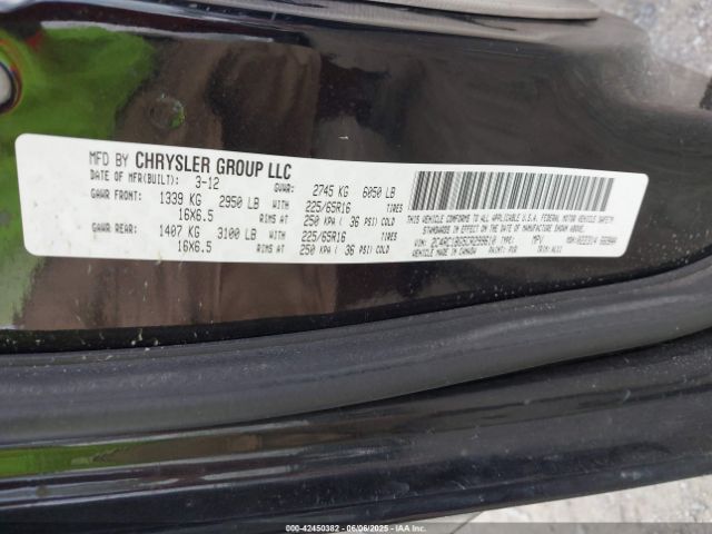 2012 CHRYSLER TOWN & COUNTRY 2C4RC1BG5CR299610 Photo 8