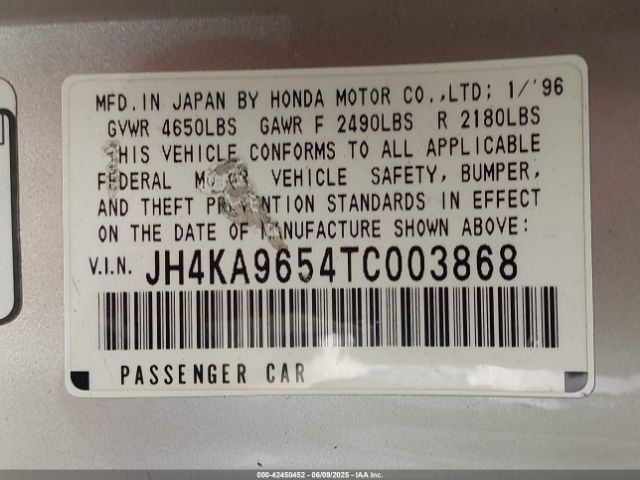 1996 ACURA 3.5RL JH4KA9654TC003868 Photo 8