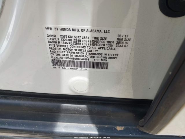 2017 ACURA MDX 5FRYD4H86HB042693 Photo 8
