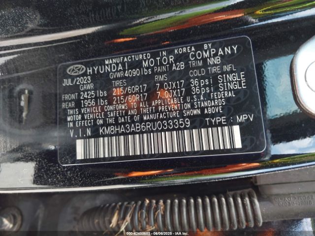 2024 HYUNDAI KONA KM8HA3AB6RU033359 Photo 8