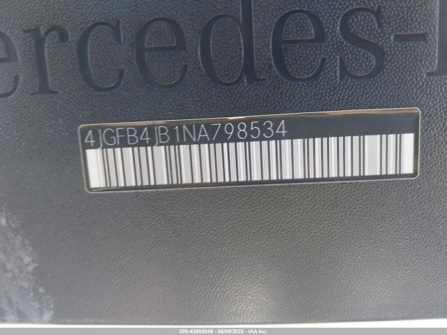 4JGFB4JB1NA798534 Mercedes-Benz GLE 350
