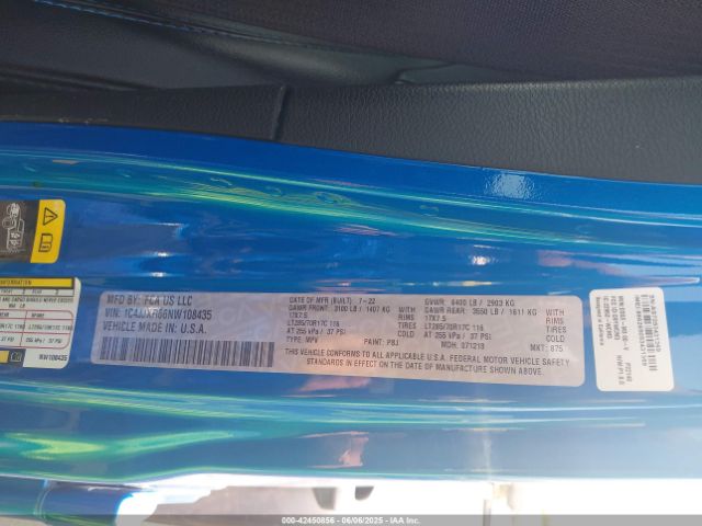 2022 JEEP WRANGLER 4XE 1C4JJXR66NW108435 Photo 8
