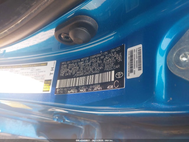 Toyota 2zr-fxe,1nm 2021 JTDKAMFUXM3134462 Image 9