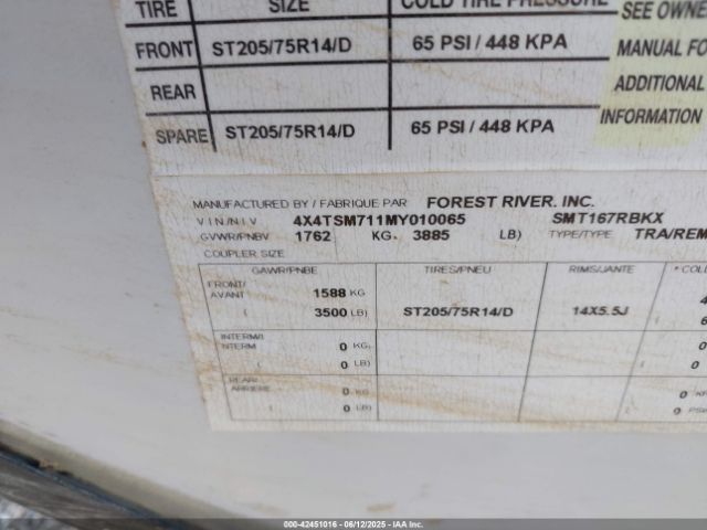 2022 FOREST RIVER SALEM 4X4TSM711MY010065 Photo 8