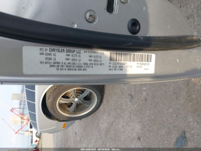 2012 DODGE CHALLENGER 2C3CDYBT4CH193975 Photo 8