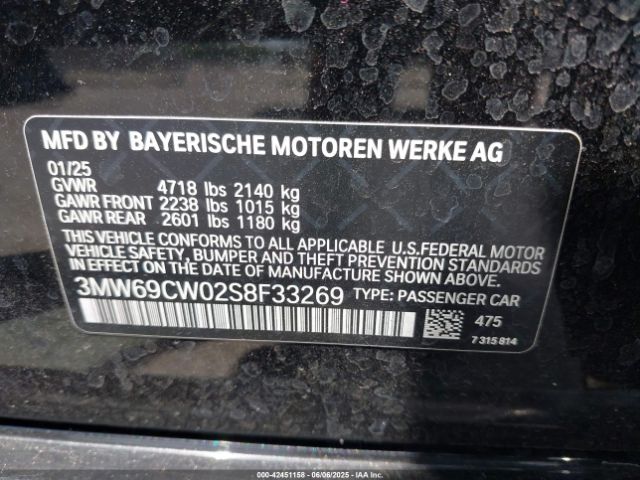 3MW69CW02S8F33269 BMW 3 Series 330i