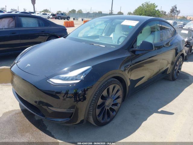 2021 TESLA MODEL Y 5YJYGDEF1MF092889 Photo 1