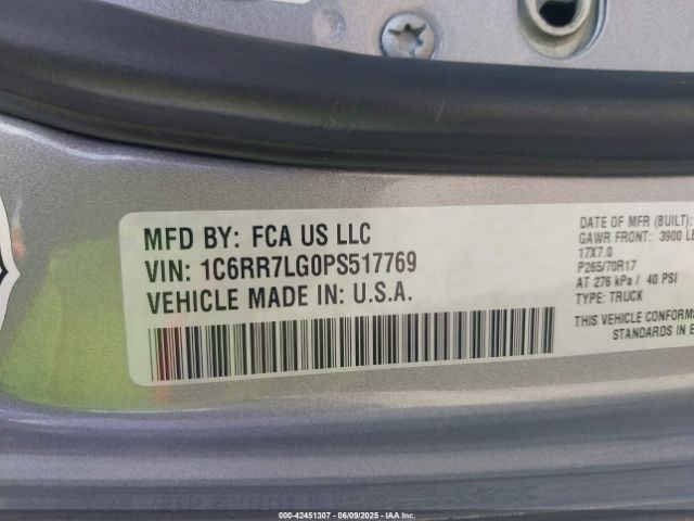 2023 RAM 1500 CLASSIC 1C6RR7LG0PS517769 Photo 8