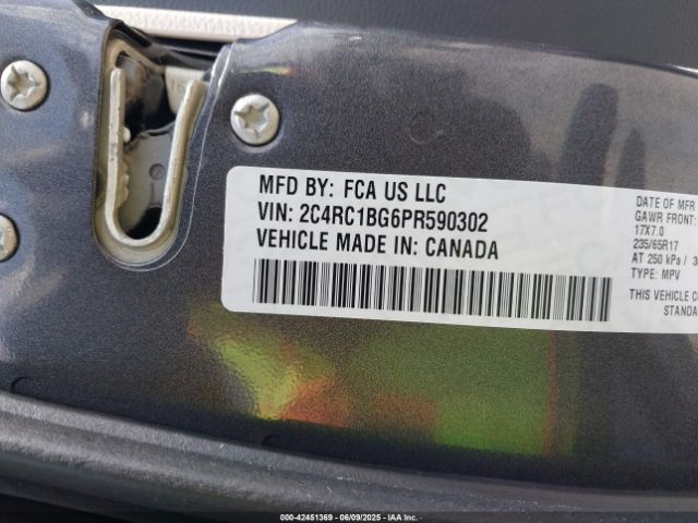 2023 CHRYSLER PACIFICA 2C4RC1BG6PR590302 Photo 8