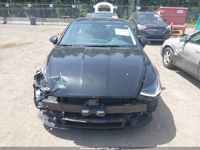 KMHL24JJXNA041593 Hyundai Sonata Hybrid Blue