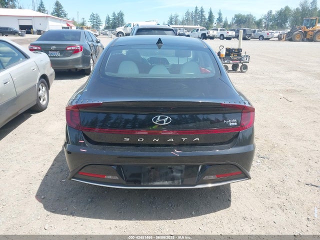 KMHL24JJXNA041593 Hyundai Sonata Hybrid Blue