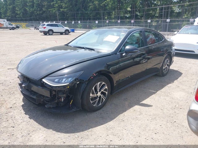 KMHL24JJXNA041593 Hyundai Sonata Hybrid Blue