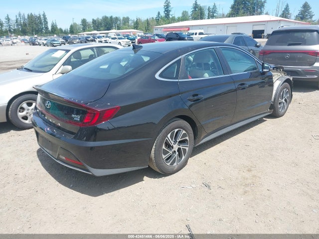 KMHL24JJXNA041593 Hyundai Sonata Hybrid Blue