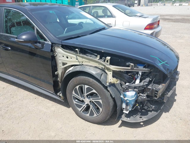 KMHL24JJXNA041593 Hyundai Sonata Hybrid Blue