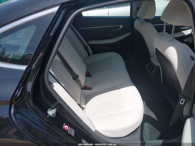 KMHL24JJXNA041593 Hyundai Sonata Hybrid Blue