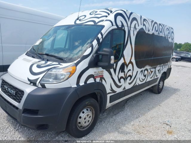 3C6TRVDG8KE509567 RAM Promaster 2500 High Roof 159 Wb