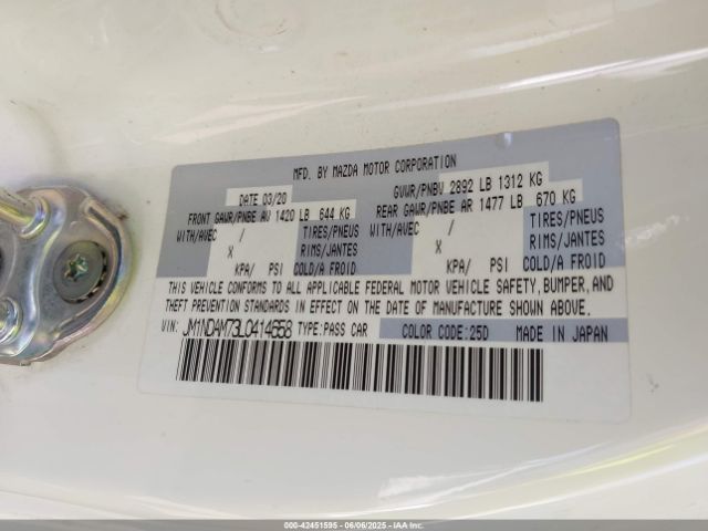 2020 MAZDA MX-5 MIATA RF JM1NDAM73L0414658 Photo 8