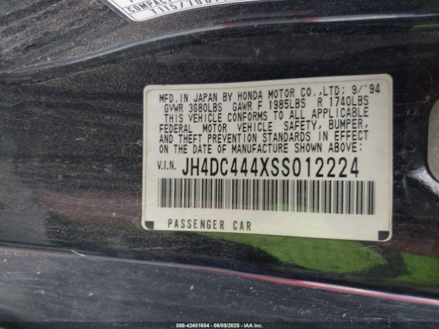 1995 ACURA INTEGRA JH4DC444XSS012224 Photo 8