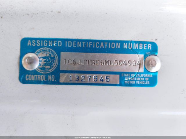 2021 JEEP GLADIATOR 1C6JJTBG6ML504934 Photo 8