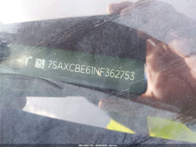 2022 TESLA MODEL X 7SAXCBE61NF362753 Photo 8