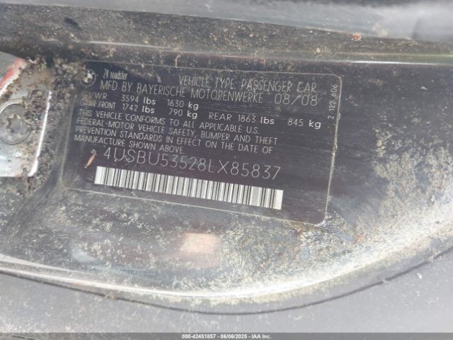 2008 BMW Z4 4USBU53528LX85837 Photo 8