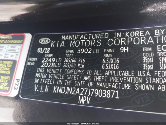 KNDJN2A27J7903871 KIA Soul