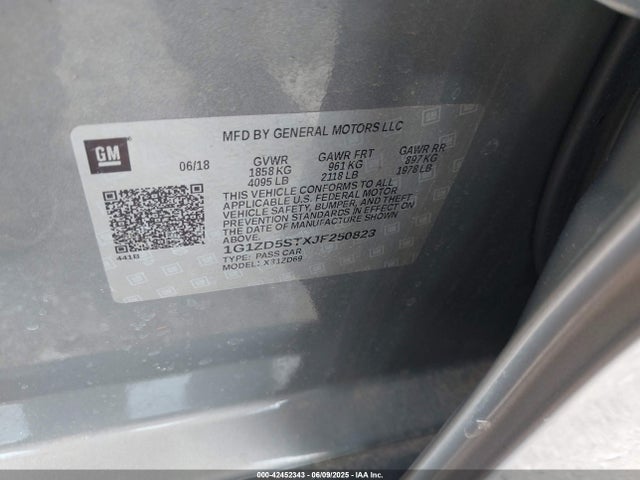 1G1ZD5STXJF250823 Chevrolet lfv - direct injection, variable valve timing, gen 1