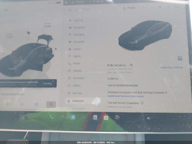 2025 TESLA MODEL 3 5YJ3E1EBXSF890929 Photo 6