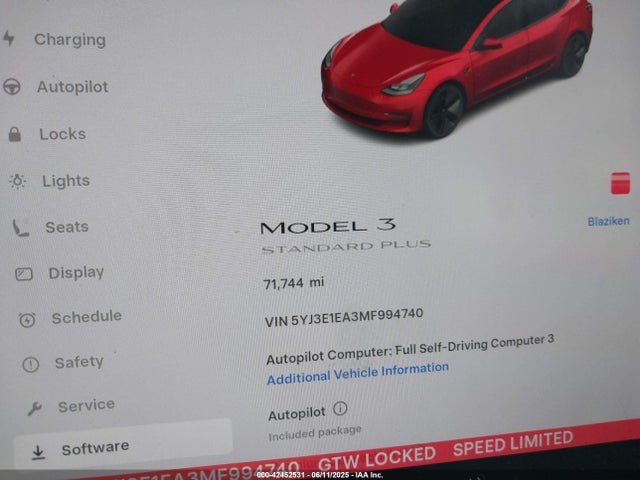 2021 TESLA MODEL 3 5YJ3E1EA3MF994740 Photo 6