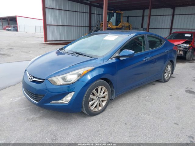 KMHDH4AEXFU299098 Hyundai ELANTRA SE