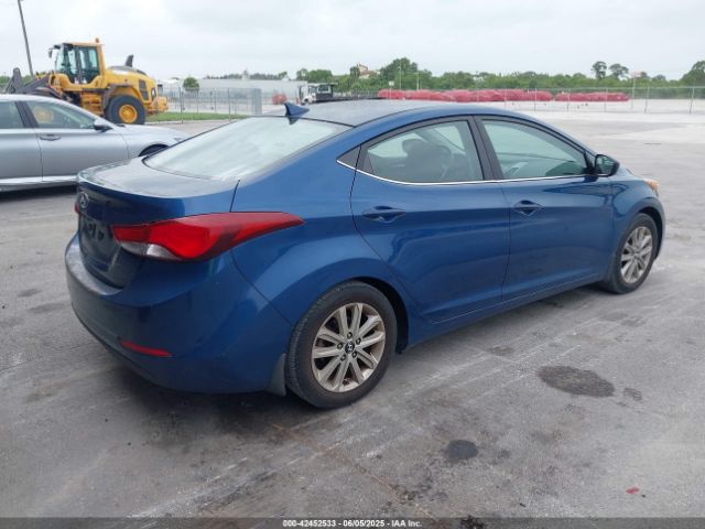 KMHDH4AEXFU299098 Hyundai ELANTRA SE