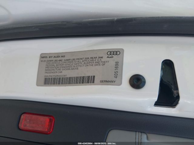 2024 AUDI A5 SPORTBACK WAUFACF52RA022341 Photo 8