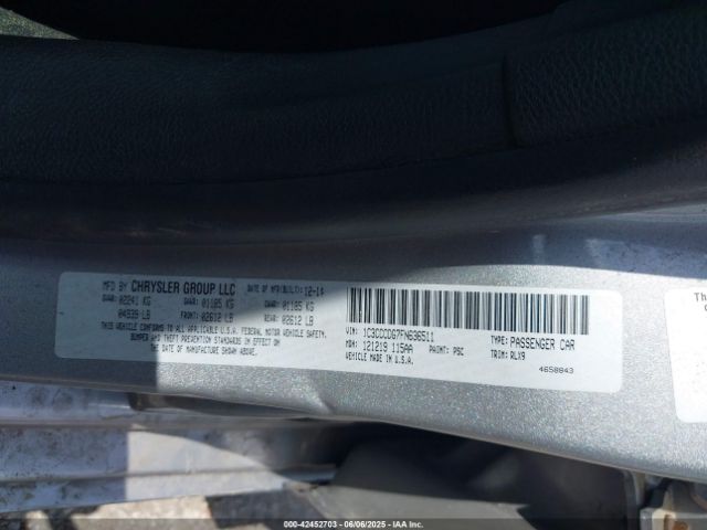 1C3CCCDG7FN636511 Chrysler 200 S