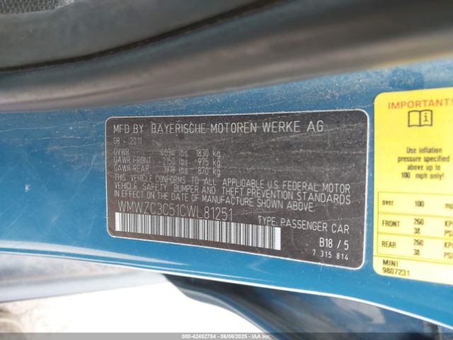 2012 MINI COOPER S COUNTRYMAN WMWZC3C51CWL81251 Photo 8